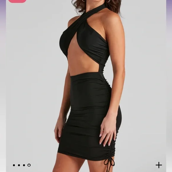 glitter dresser with mirror Dazzle Day To Night Glitter Mini Dress main image 0